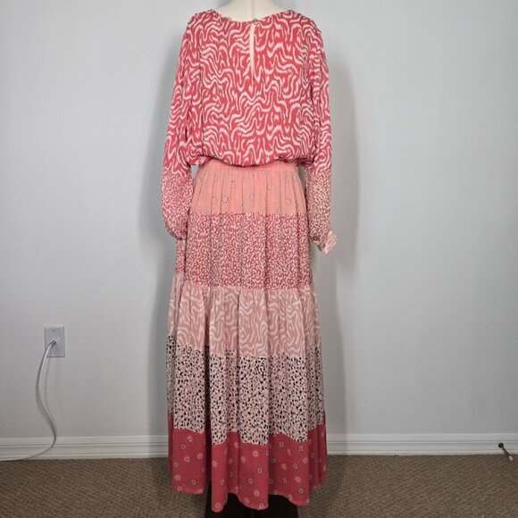 ANTNROPOLOGIE DOLAN Collection Jodie billowy silhouette Maxi Dress Sz 1X - Picture 8 of 12
